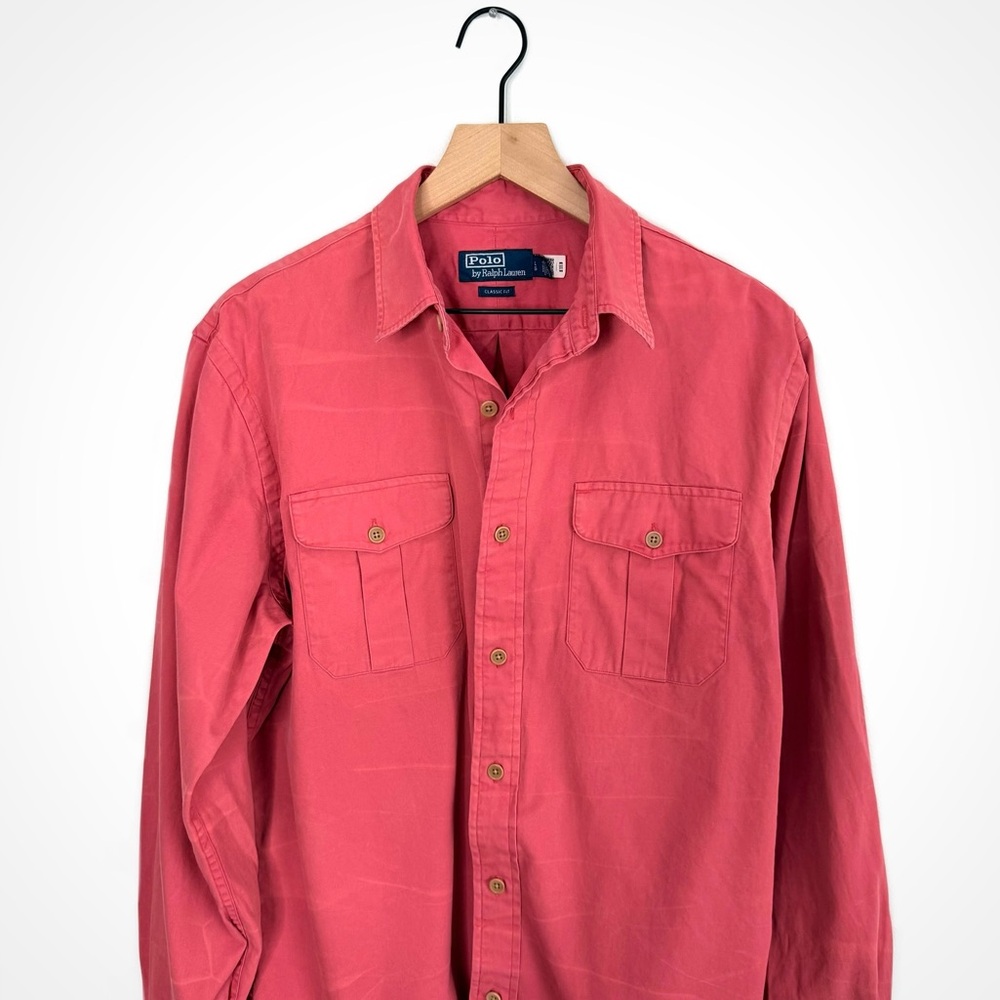 Vintage Polo Ralph Lauren Sunfaded Button Down | L